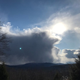 Clouds around sun